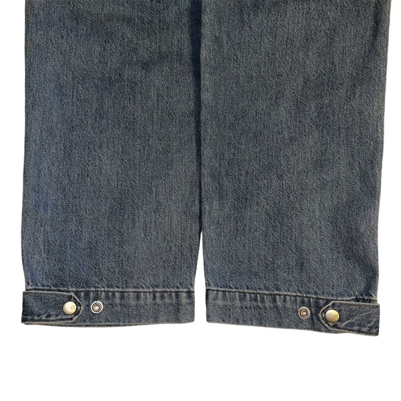 Madewell Baggy Straight Cargo Jeans Zip Off Edition Sz 27 - Picture 8 of 16